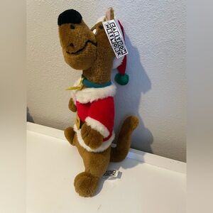 Cartoon Network 1998 Scooby Doo Santa Claus Paws 14" Plush Toy Stuffed Animal